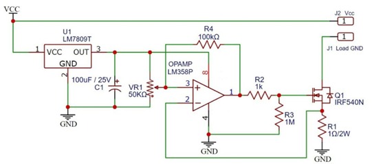 Figure 13: Overcurrent Protection circuit diagram(Source)