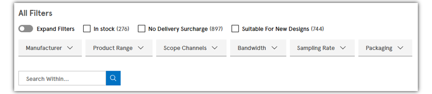 search filters