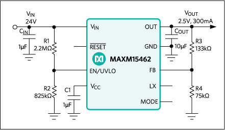 MAXM15462 - Block Diagram