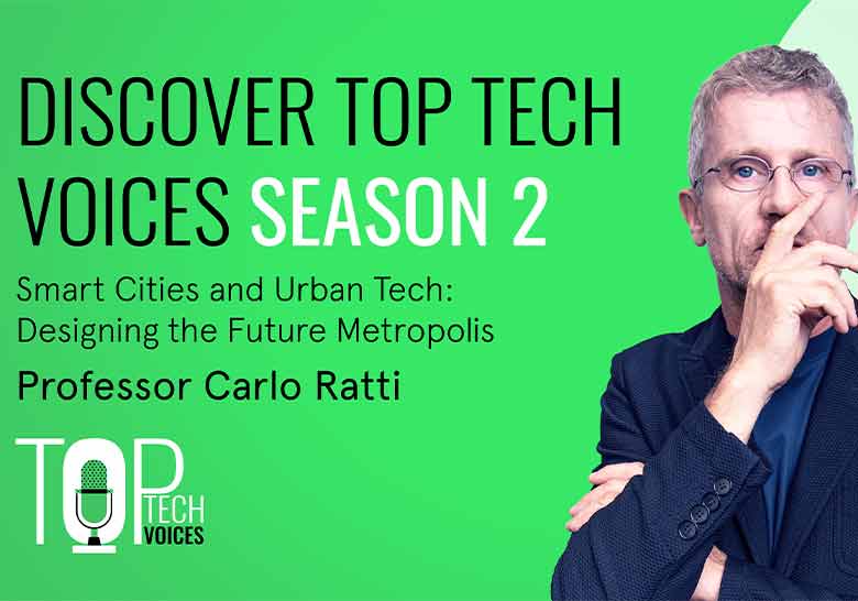 Carlo Ratti Top Tech Voices interview about smart cities, data, climate adaptation and public space