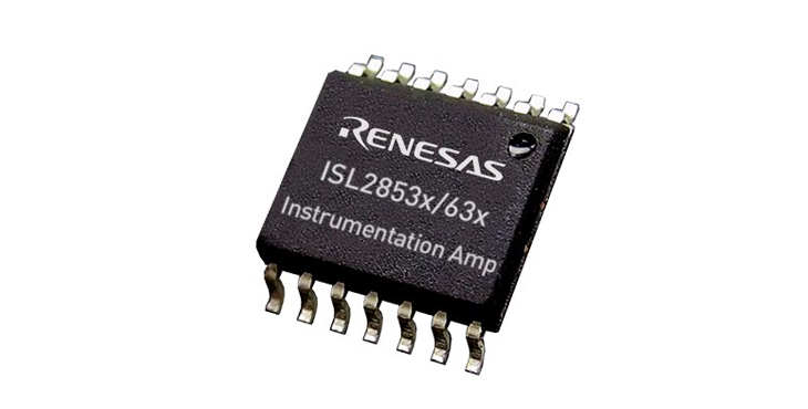 ISL2853x and ISL2863x: Zero-drift, programmable gain instrumentation amplifiers